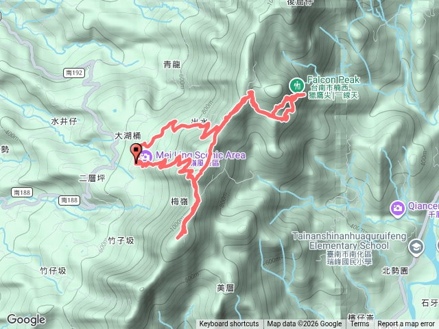 竹子尖山、獵鷹尖、一線天預覽圖