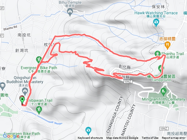 橫山步道+山湖步道-2022/06/25