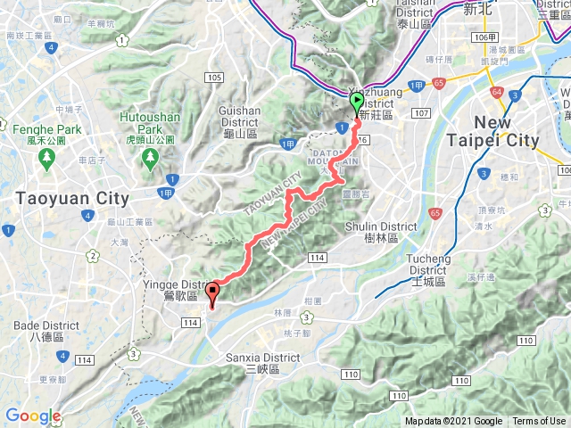 樹林大棟山.迴龍-鶯歌.2021-01-30