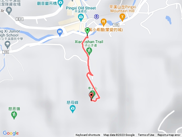 孝子山、慈母峰、普陀山健行