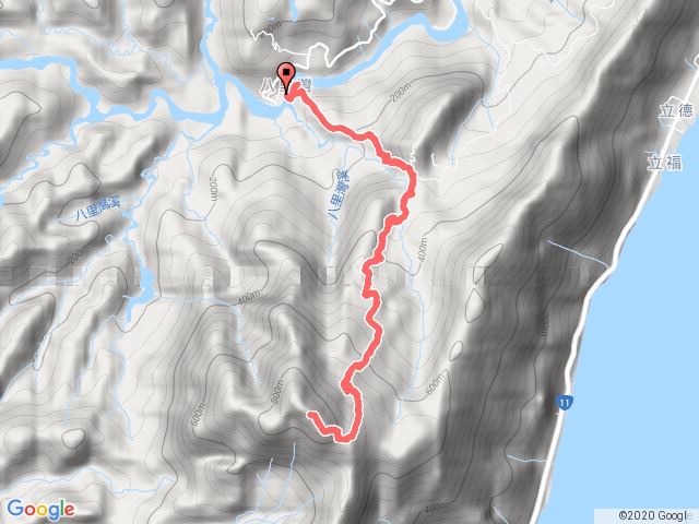 20180311貓公溪堤防→八里灣山