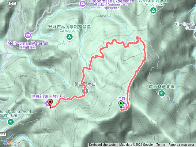 油羅山下山預覽圖