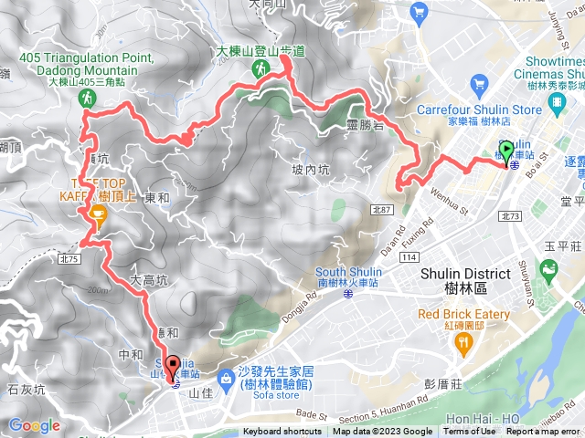 大棟山.青龍嶺.大同山步道(樹林～山佳)