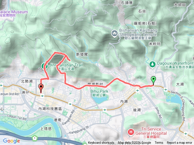 夜爬內湖金面山預覽圖