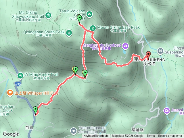 七星山(苗圃至冷水坑)預覽圖
