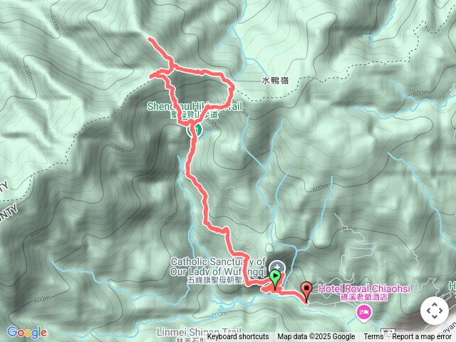 巴唐古道上聖母山莊O型