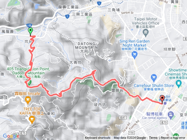 2024  2  22  閒情陽光 龜山天德寶宮賞櫻花        天德寶宮〉大棟山〉鎮遠山〉大青崙坑山〉青德宮〉大同山〉樹林火車站