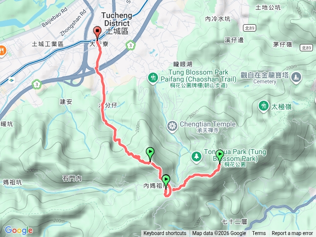 天上山-三粒半-火焰山-太子嶺-雷公園
