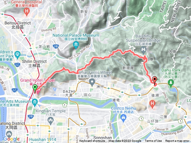 亂走的台北大縱走第五段