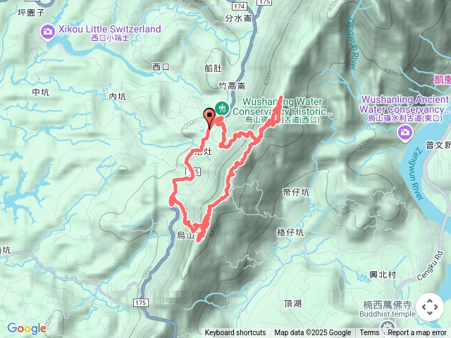 烏山嶺水利古道西口O繞