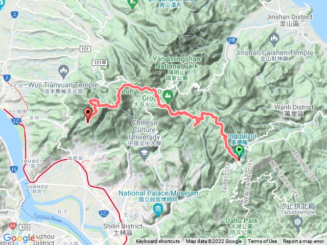 20220115-陽明山東西10+3連峰大縱走-第19刷