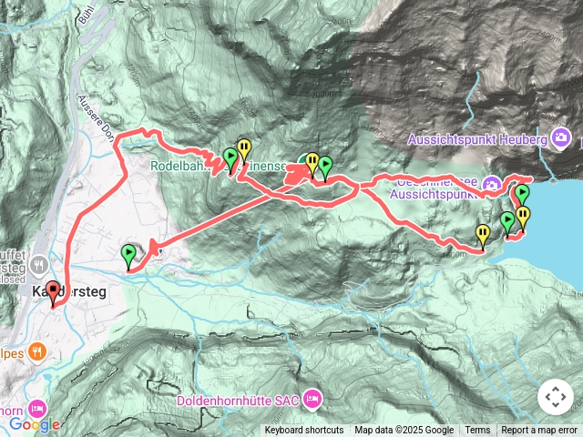 Kanderstag-Oeschinensee厄欽嫩湖LakeTrail/RodelbahnOeschinensee