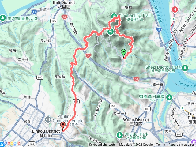 20260501環大台北天際線第七段全段：淡水到林口