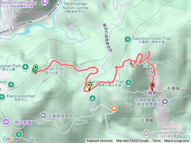 翠山步道-白石湖竹林秘境-甜水鴛鴦湖-白石湖小2公車