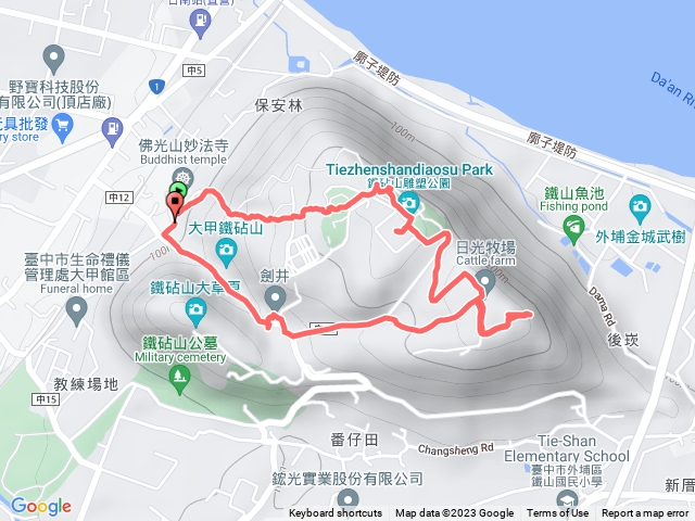 鐵砧山O型