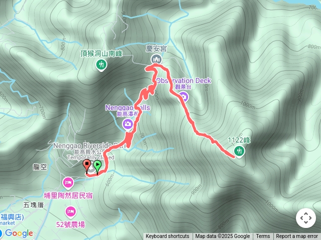 20250531能高瀑布、慶安宮、福興山