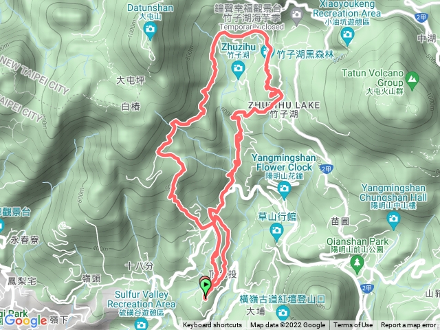十八分水圳東昇水圳猴崁古道竹子湖頂湖