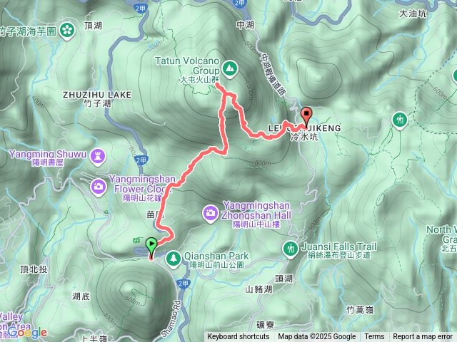 1141005-苗圃-七星山主峰-七星山東峰-冷水坑