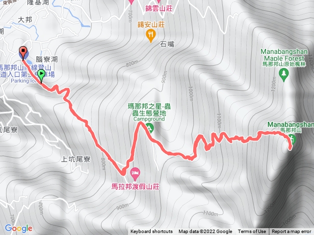 馬那邦山天然湖登山口
