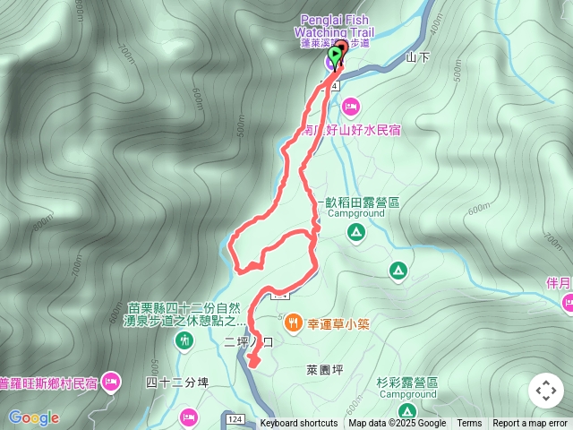 蓬萊溪護魚步道+萊園坪山-2025/03/16