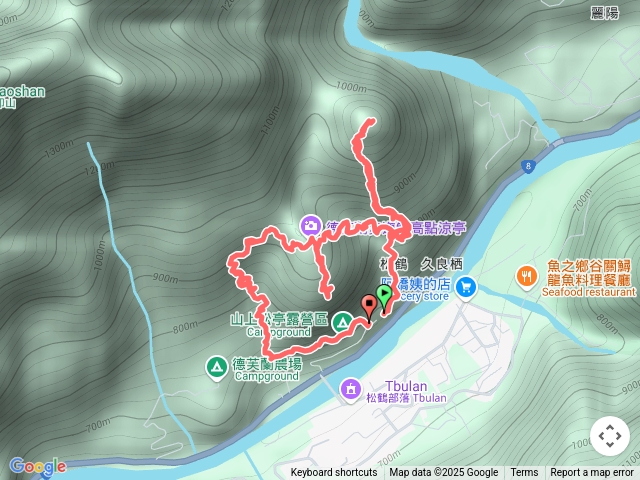 德芙蘭步道東卯山東峰北松鶴山小繞