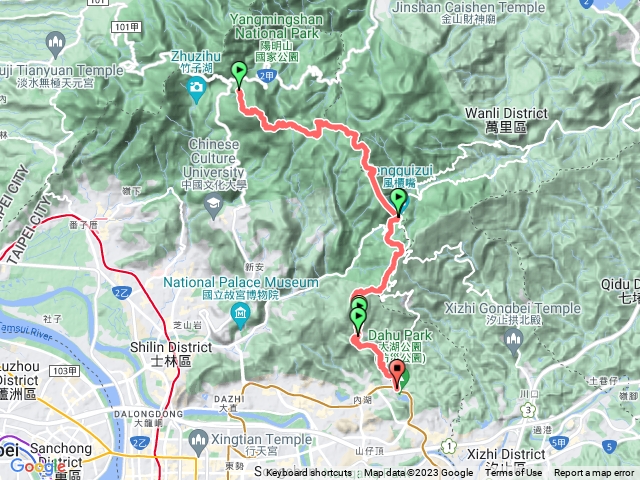 臺北大縱走第三+四段