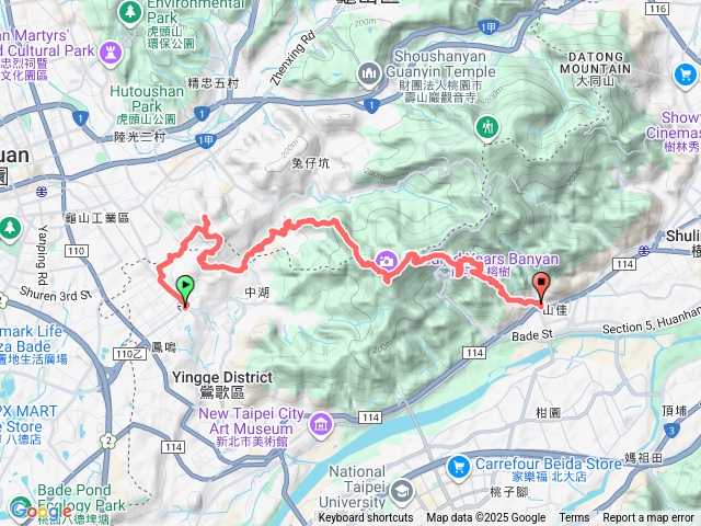 琳-鳳山縱走5連峰
