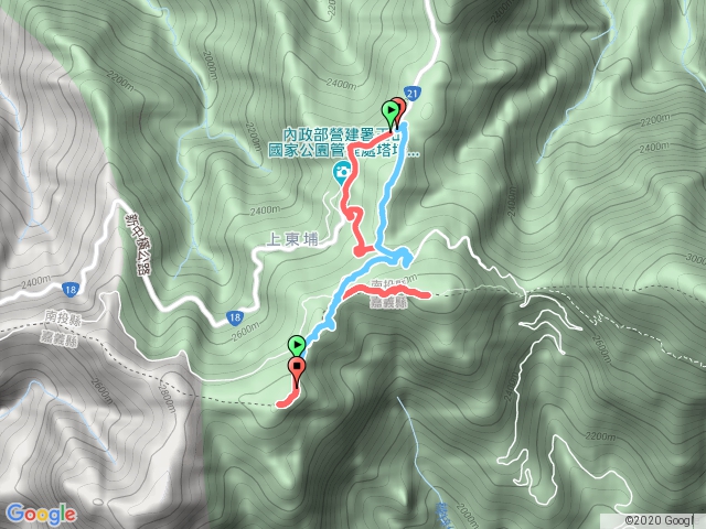 麟趾山、鹿林山