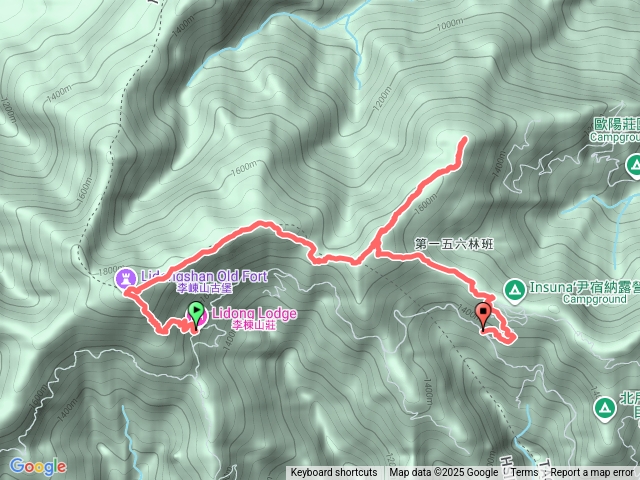 李棟山莊-李崠山古堡-泰平山-高義蘭山C型