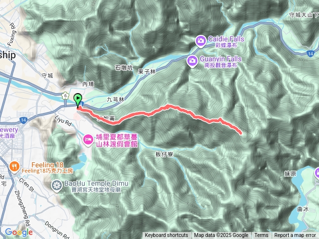 蜈蚣山上舊武界越山預覽圖
