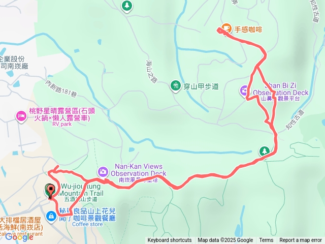 桃園蘆竹五酒桶山步道