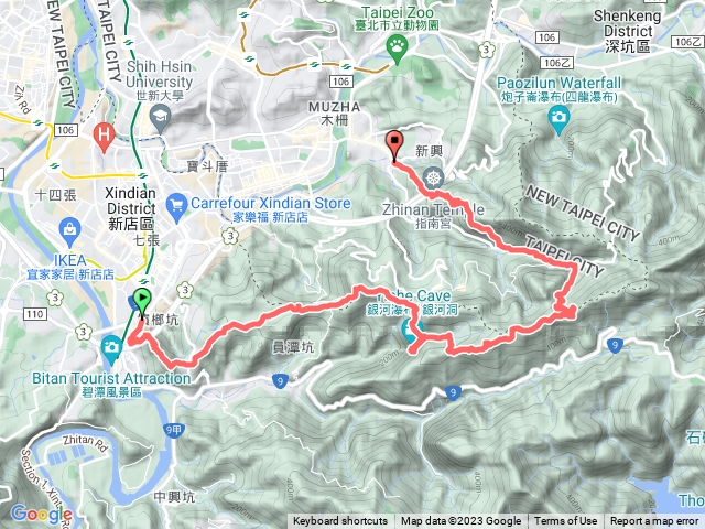 新店小獅山止貓空下指南宮