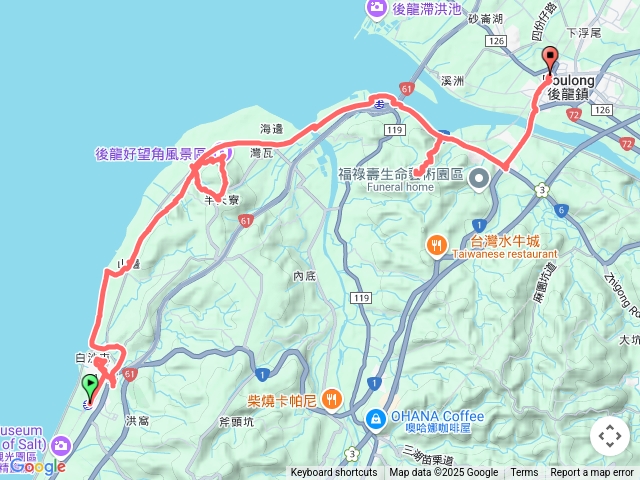 白沙屯山-半天寮山-公司寮山