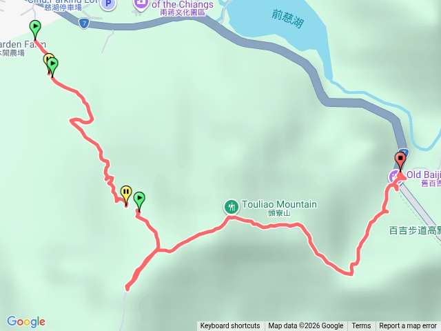 頭寮山大艽芎山總督府步道