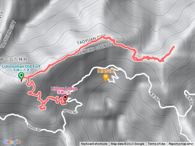 李棟山-泰平山折返
