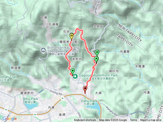 龍船岩.開眼山.石崁山.牛稠湖山.大湖山O型預覽圖
