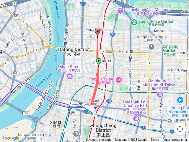 北車跑一下