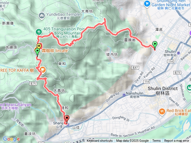 2025微笑山線大縱走尋寶集章任務微笑山線：【大棟山系】405高地段20250827
