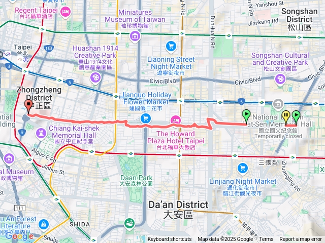 仁愛路四段到一段