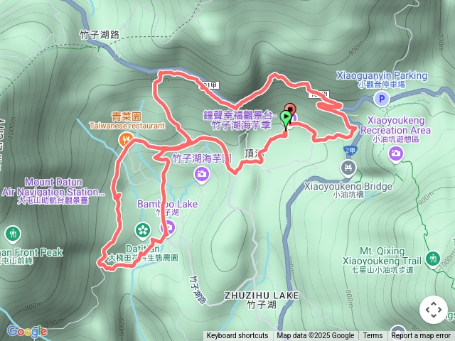 竹子湖頂湖青楓步道
