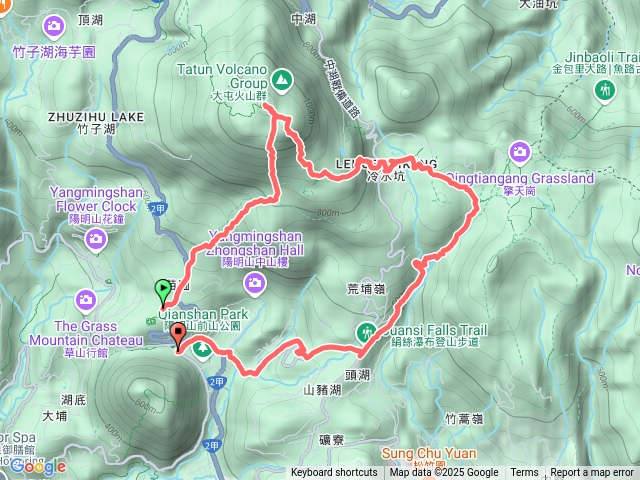 1140101元旦登七星山主東峰步道