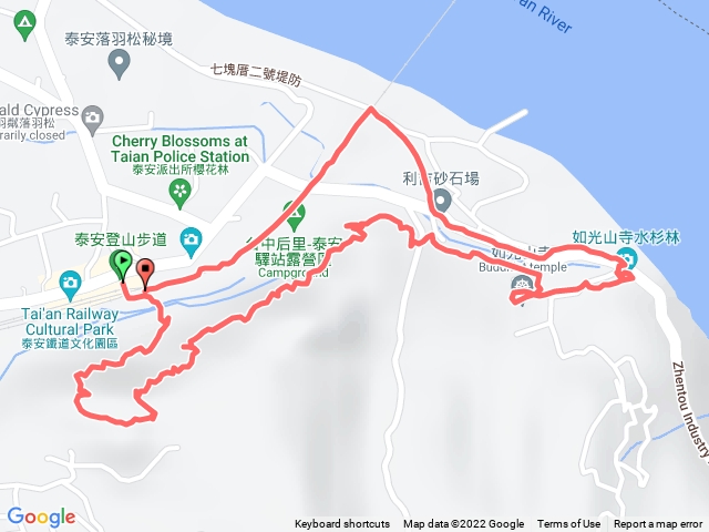 台中后里泰安登山步道＋隘勇古道＋鐵道文化園區O型走
