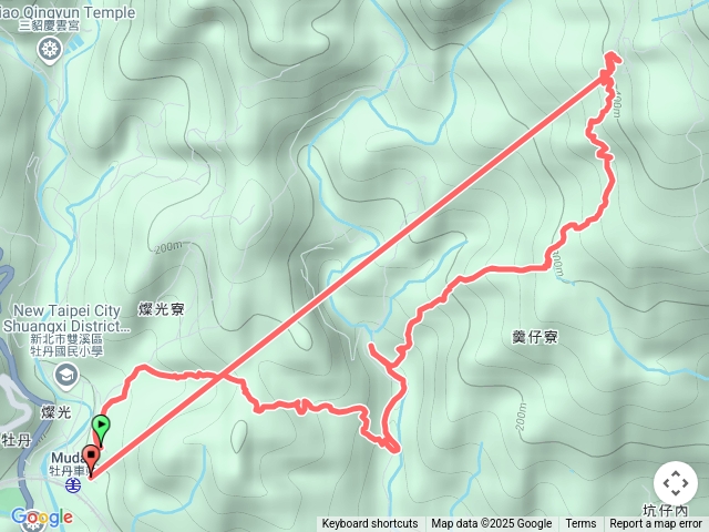 松仔嶺古道焿子寮山西南峰
