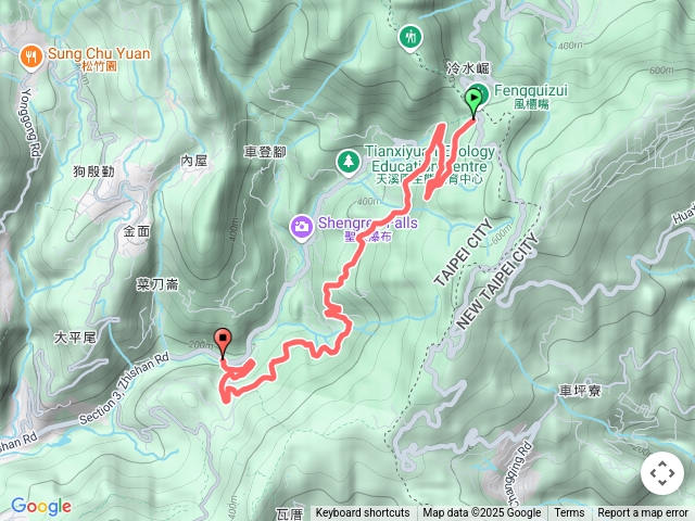 跑山風櫃嘴到楓林橋