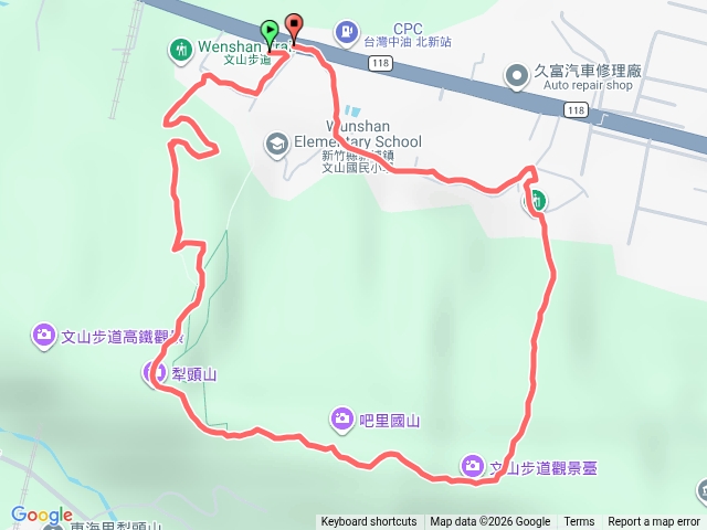 犁頭山、文山步道預覽圖