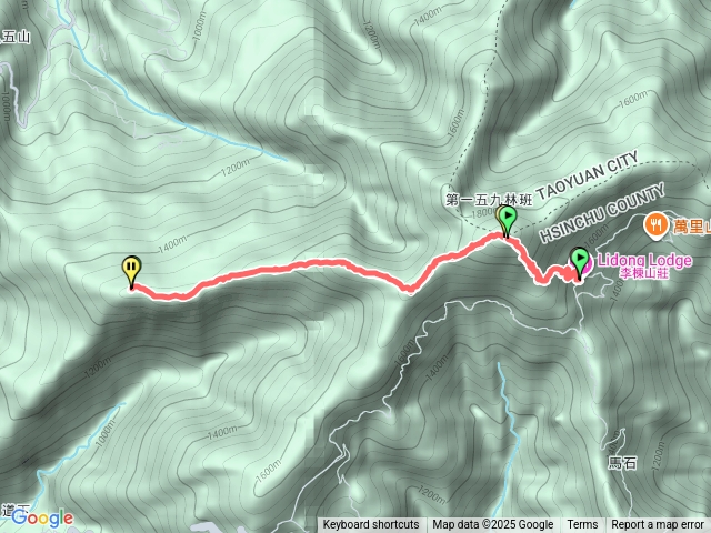 李棟山大混山來回走