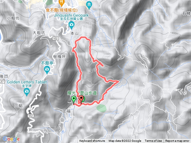 燦光寮、貂山古道O型走