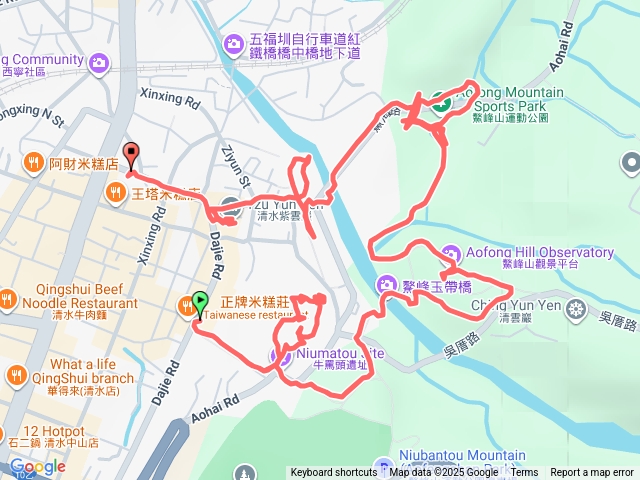 清水鰲峰山步道(2025-13-7)預覽圖