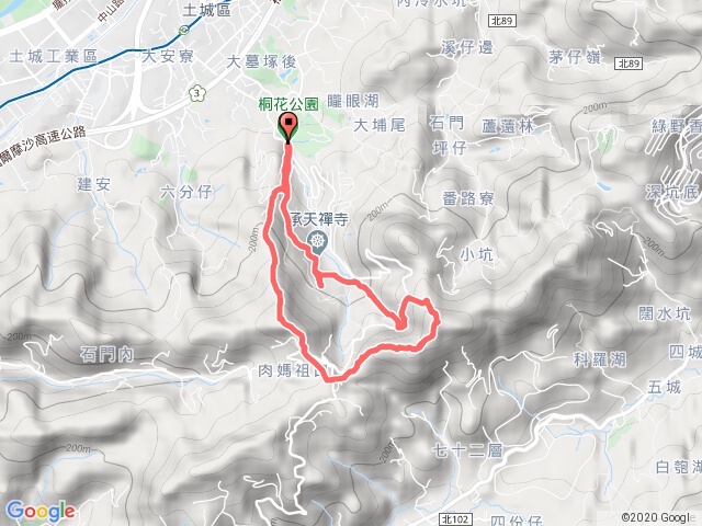 火焰山-天上山 O型縱走