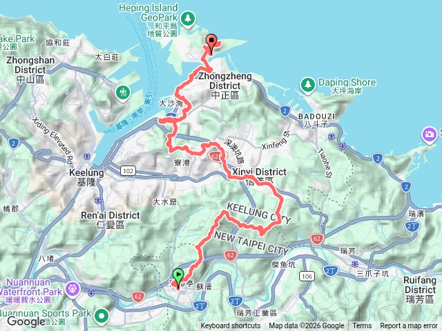 北岳行程(眉飛社舞)四脚亭走到和平島預覽圖